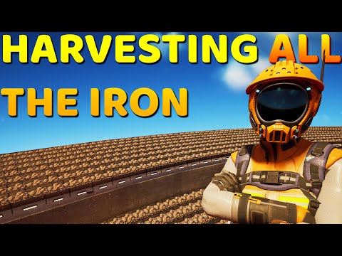 Harvesting ALL The Iron in The Dune Desert - Satisfactory 1.1