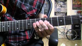 "Miss You" guitar style lesson - Rolling Stones inspired riffs and chords..