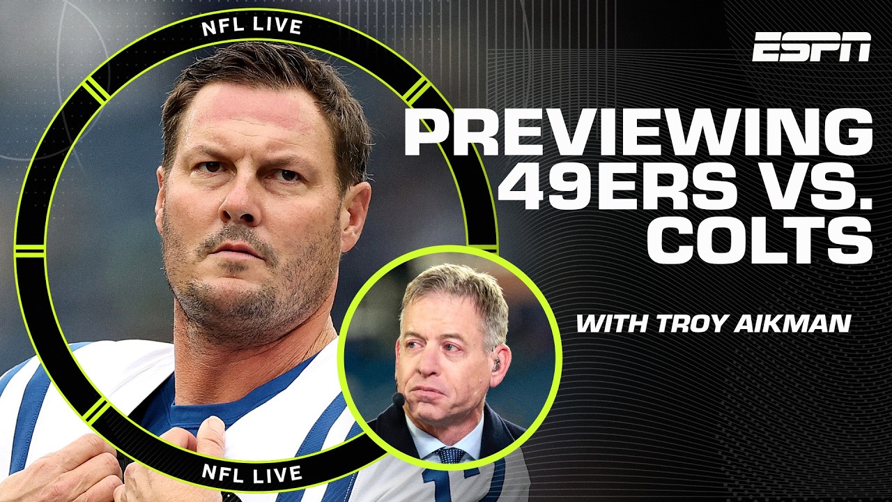 Troy Aikman previews Philip Rivers’ 2nd game back vs. 49ers on Monday Night Football | NFL Live