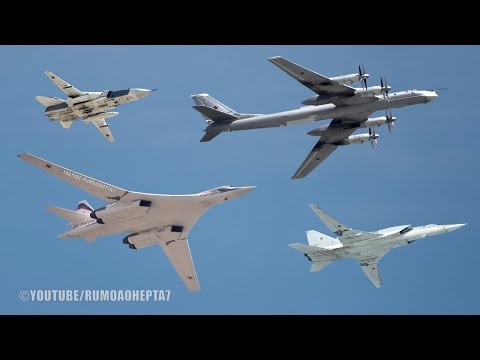 Russian Air Power Part 1: Bombers - TU-160, TU-95, TU-22, SU-24 - 4 - Bombardeiros