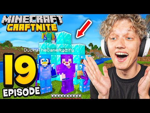 Craftnite 2: Episode 19 - DIAMOND MINING RACE! (so many diamonds)