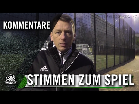 Dohlich (Concordia Wilhelmsruh) & Heinrich (Wacker 21 Lankwitz) - Stimmen zum Spiel | SPREEKICK.TV