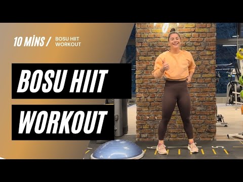 10 MINUTE BOSU HIIT WORKOUT WITH TURKISH OLYMPIC GYMNAST TUTYA YILMAZ
