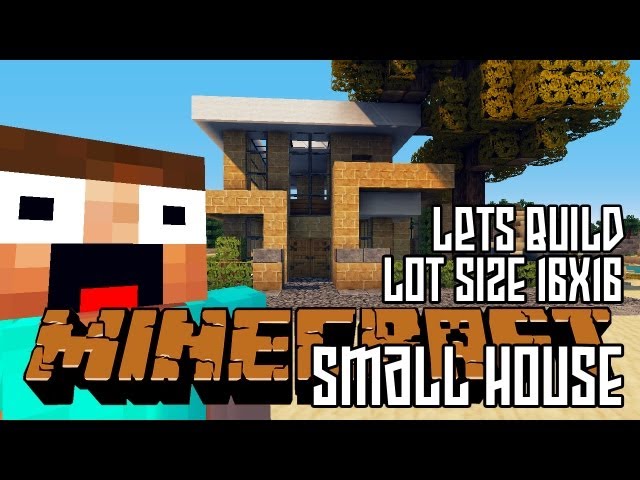Small House Lets Build Lot Size 16x16 - Beach Town Project Minecraft Map