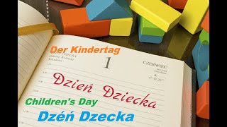 Z życzeniami na Dzień Dziecka