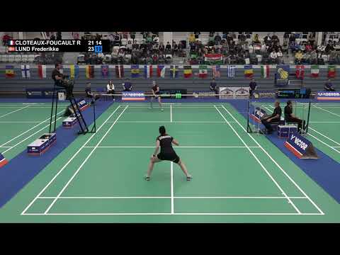 Match point - Romane Cloteaux-Foucault vs Frederikke Lund - WS, SF - Hungarian Int. 2022