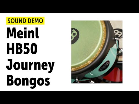 Meinl | HB50 Journey Bongos | Sound Demo (no talking)