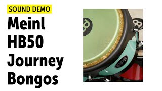 Video thumbnail for Meinl | HB50 Journey Bongos | Sound Demo (no talking) by Drums Bonedo