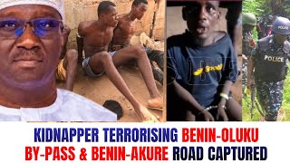 CAPTURED! Borno Kidnapper Terrorizing Benin Oluku Bypass, Benin Akure Road Captured
