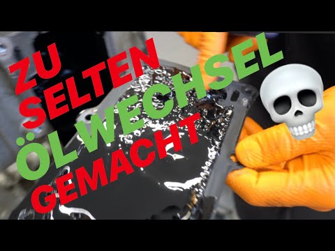 This is what happens when you change your oil too infrequently!!! Explanation from the Mercedes P...