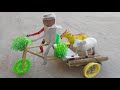 How To Make Wooden Cycle And Cart Loaded Deer Cycle