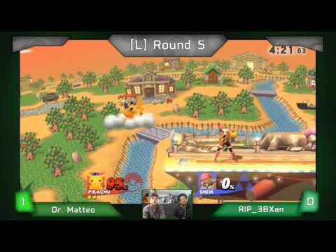 Dr. Matteo (Pikachu) vs. 3BXan (Cloud/Sheik) - Smash Sunday @ eBash