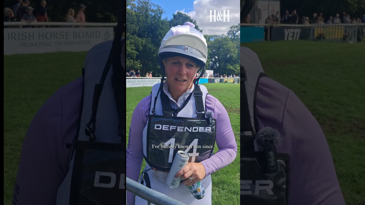 Gemma Stevens leads Burghley cross-country - YouTube