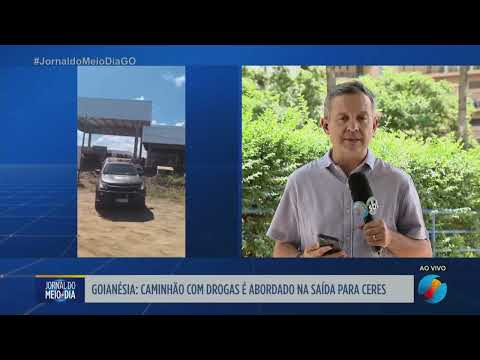 Caminhão com drogas é abandonado na saída para Ceres