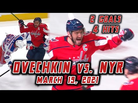 Ovechkin Saves The Day With Two Identical Goals (3/19/2021)