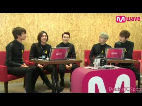 [Legendado] 140429 JJCC - 더블제이씨 Intro and Closing at Mwave Fanmeeting - PT SUB