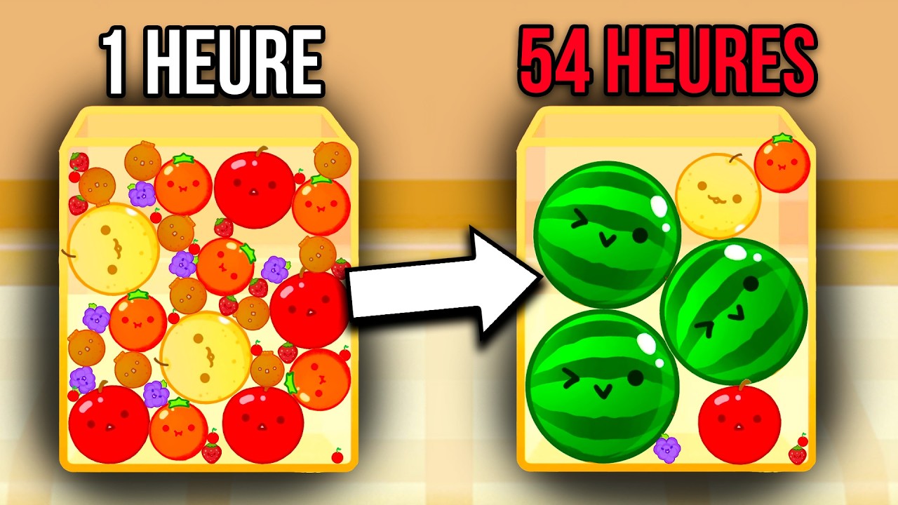 J'ai entraîné une IA au jeu de la pastèque (Suika Game)