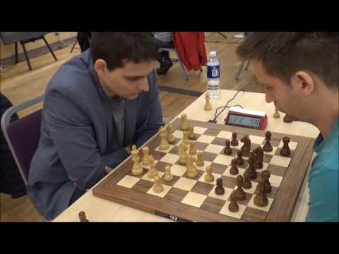 White breaks pawn chain: GM Predke - GM Volokitin, Sicilian rapid chess