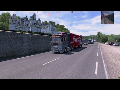 ETS2 1.40 RoExtended2.9.5 base map combo | (F) Nantes - Bourges | 2K 1440p