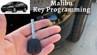 How To Program A Chevy Malibu Key 2004 - 2016 DIY Chevrolet Transponder Ignition
