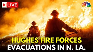 Los Angeles Fire LIVE Updates: Hughes Fire Burning Out of Control Near Castaic, North of LA | N18G