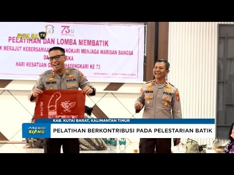 BHAYANGKARI POLRES KUTAI BARAT GELAR LOMBA DAN PELATIHAN MEMBATIK LESTARIKAN BUDAYA BANGSA