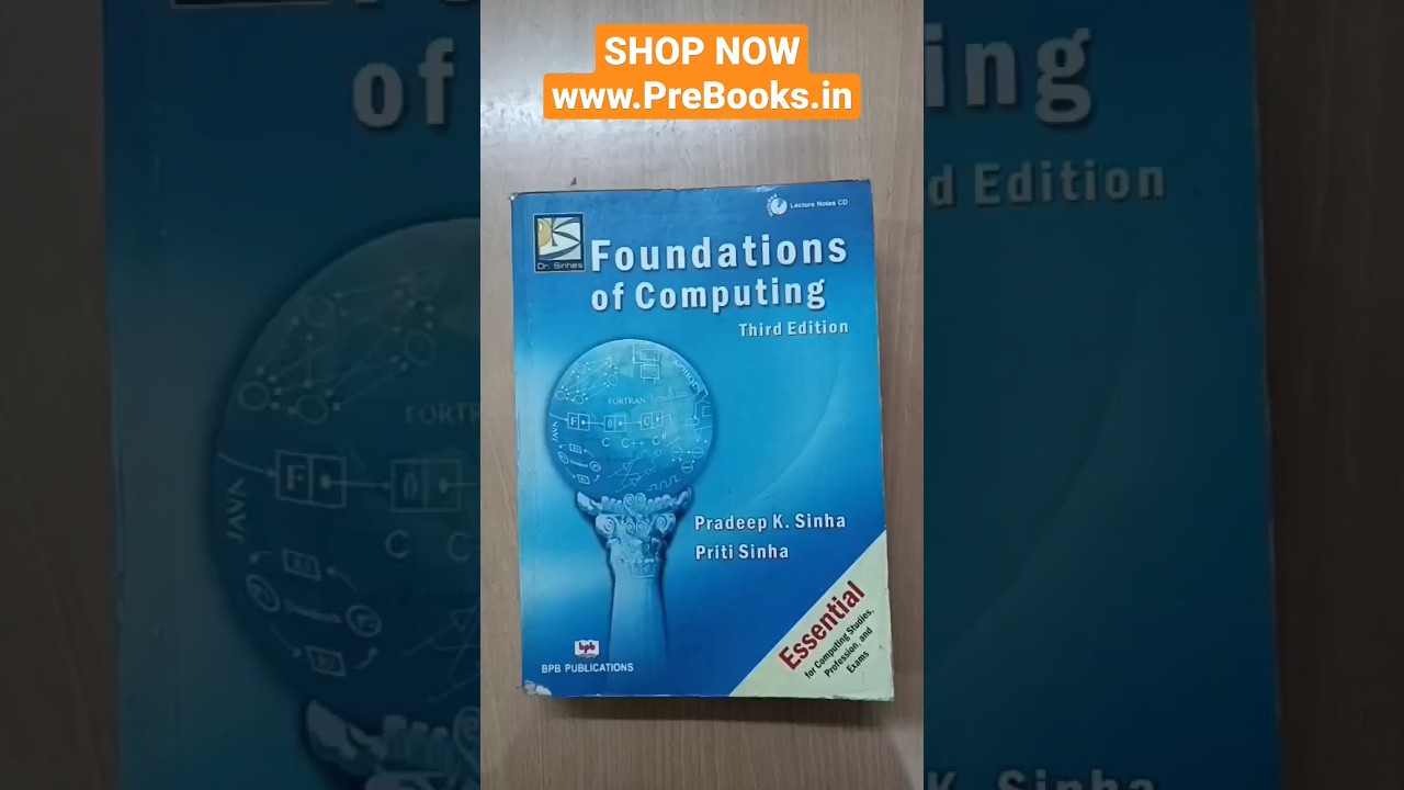 Foundation Of Computing by Pradeep K Sinha SHOP NOW: www.PreBooks.in #shorts #viral #books #prebooks
