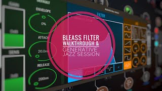 Video thumbnail for Generative Jazz session & Bleass Filter demo. Also: midiGATEs, Polyphase, Jubal Flute, apeSoft EV by Gavinski’s Tutorials