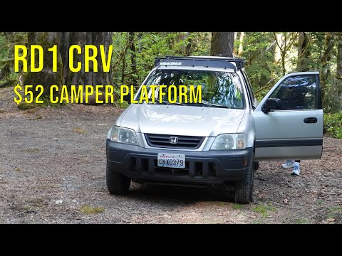 Building a $52 Camping Setup for my 1998 Honda CR-v (RD1)
