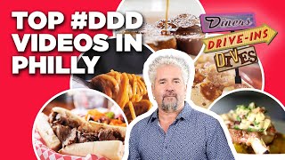 Top #DDD Videos in Philadelphia with Guy Fieri 🔔 | Diners, Drive-Ins, and Dives | Food Network