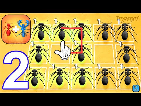 Insect Fusion - Gameplay Walkthrough Part 2 Level 21-36 Ant Merge Battles (Android, iOS)