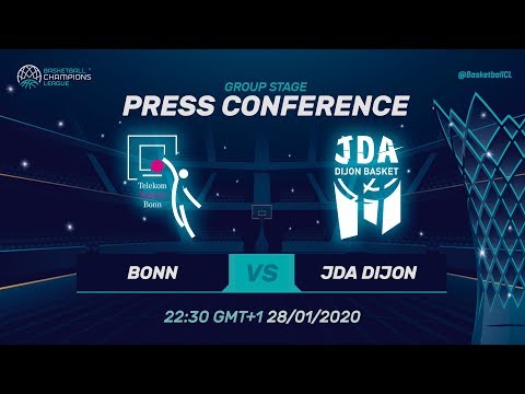 Telekom Baskets Bonn v JDA Dijon - Press Conference - Basketball Champions League 2019-20