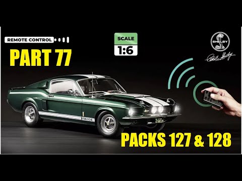 Building the DeAgostini 1:6 scale Shelby Mustang GT500. Part 77. Packs 127 & 128.