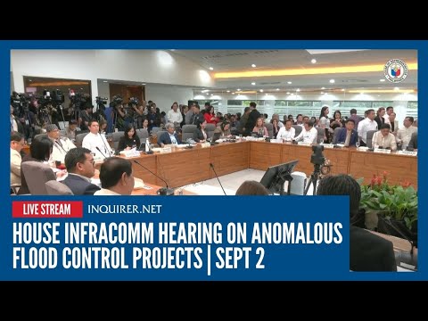 LIVE: House infracomm hearing on anomalous flood control projects | Sept 2