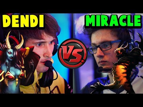 Miracle SF vs Dendi Qop Epic game Battle of the best mid laner Dota 2