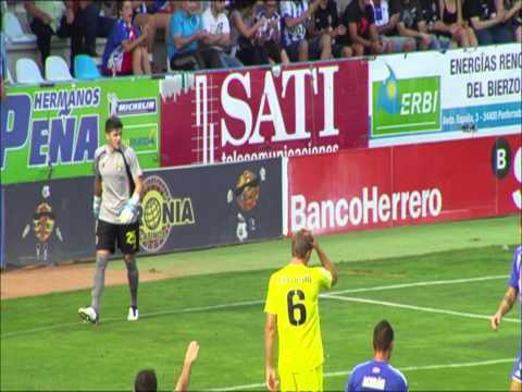 Resumen SD Ponferradina - Villarreal CF (0-1) Jornada 4
