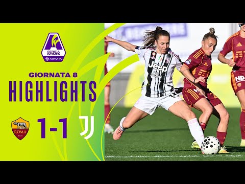 Roma-Juventus 1-1 | Pinto responds to Bergamaschi | #SerieAWomenAthora