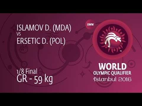 1/8 GR - 59 kg: D. ISLAMOV (MDA) df. D. ERSETIC (POL) by TF, 11-0