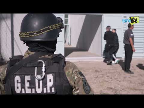 Así fue el traslado de 379 internos a la cárcel Almafuerte II