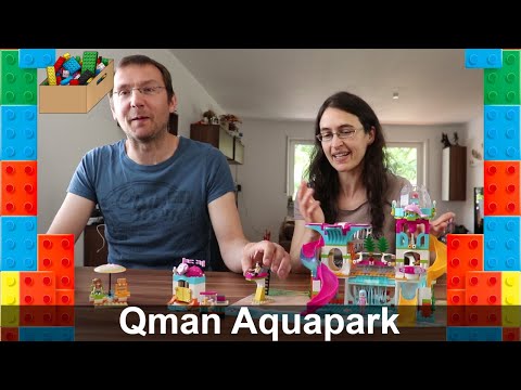 Конструктор Qman «Солнечный аквапарк» 2022 Cherry: Vitality Beach / 828 деталей