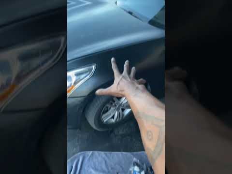 G37 DRIVER SIDE FENDER INSTALL… FULL VIDEO ON CHANNEL #g37infiniti #g37sedan #automobile #funny