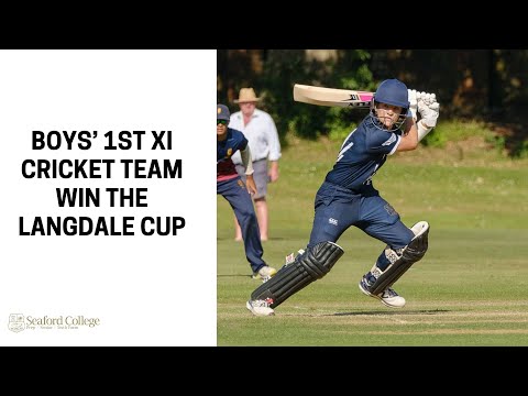 Boys’ 1st XI Cricket team win the Langdale Cup 2025
