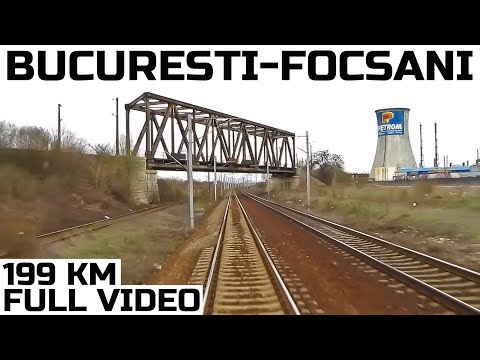 Bucuresti - Focsani full rear view - train ride - Zugfahrt - romanian routes