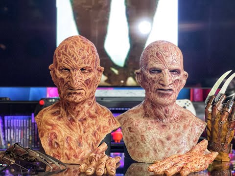 Darkride Freddy Krueger Part 4 V2 Vs Part 2 V2 silicone mask