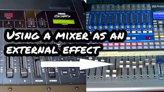 Video thumbnail for Using a mixer as an external effect - on another mixer | Quick tip #4 by Espen Kraft