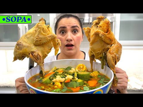 INCREIBLE pero sierto - Sopa de gallina india con chipilin cura la pereza!