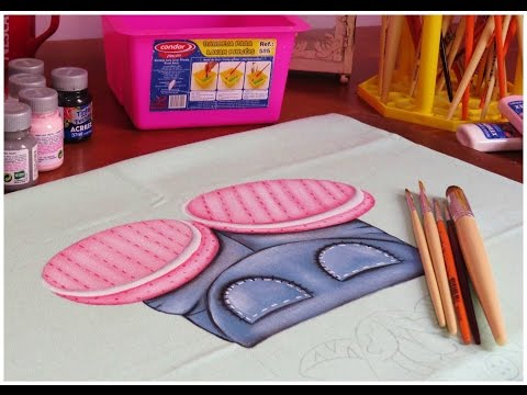 Pintura em tecido - Zebrinha Jurema - Parte 2