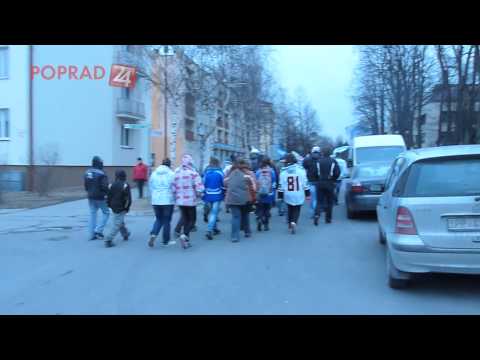 Poprad 24 - Fanklub mieri na štadión - marec 2012