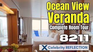 IN DEPTH ROOM REVIEW! Celebrity Reflection balcony room 8211