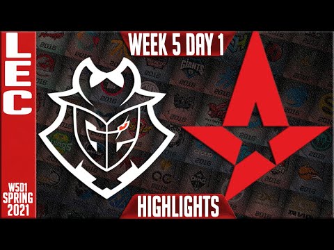 G2 vs AST Highlights | LEC Spring 2021 W5D1 | G2 Esports vs Astralis